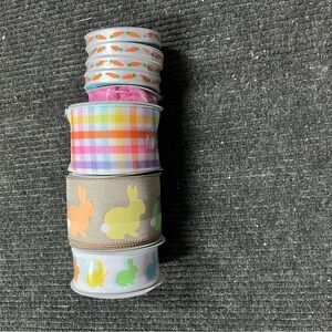 NWT Colorful Easter Ribbon Set